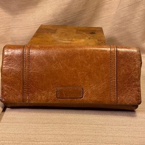 Fossil weathered leather vintage wallet